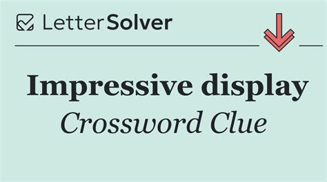 impressive work by the bookmaker crossword clue
